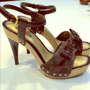 Louis Vuitton Wooden stilettos